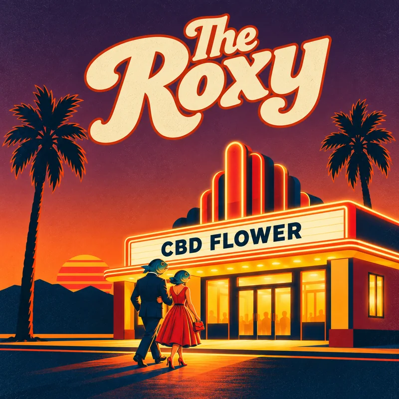 Etiqueta Caliko The Roxy, flor de cáñamo CBD